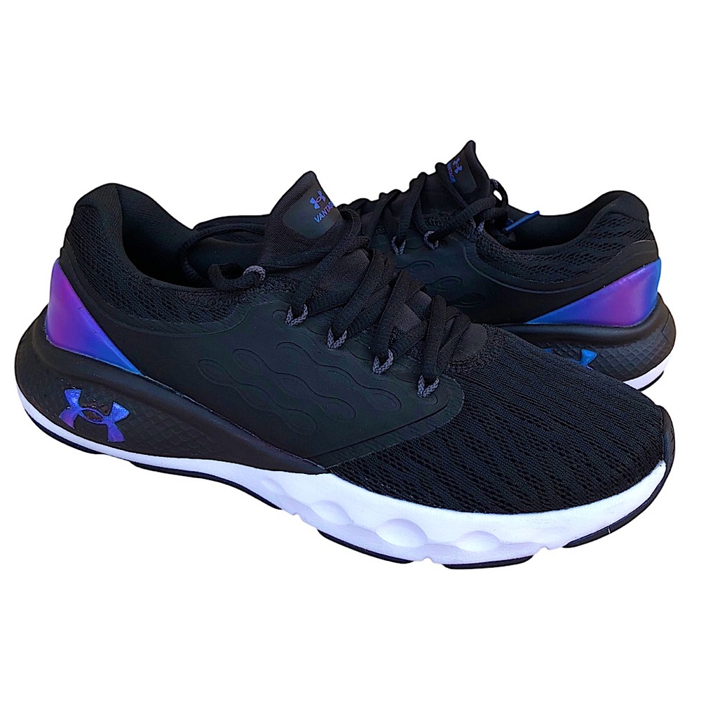 Under Armour Charged Vantage 'Colorshift Black Blue Purplish Running Shoes 8